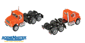 1:87 Scale - International 4900 Dual - Axle Tractor - Orange
